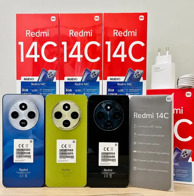 Redmi 14C nas cores disponíveis na CB Imports